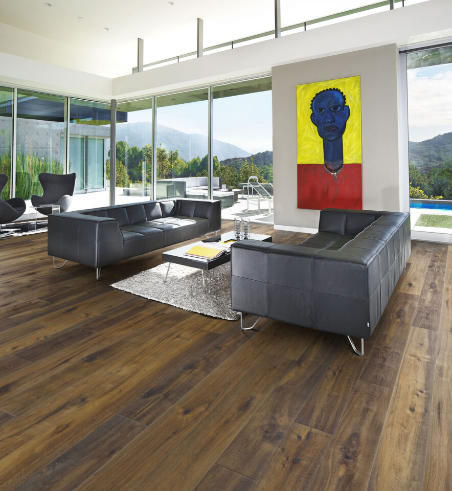 Nordic Collection Hand Scraped Smoked Brown